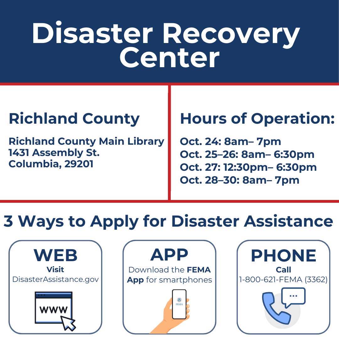 Disaster Recovery Center - Richland Library Main