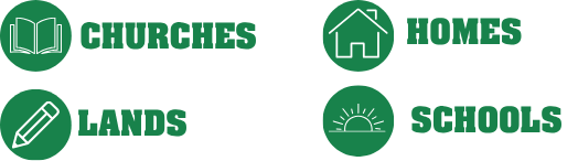 app icons for churches, lands, homes, schools